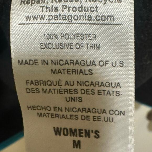 Patagonia Women's Vintage Synchilla Fleece Pullover 1/4 Snap Fleece Jacket Sz M - Picture 4 of 5